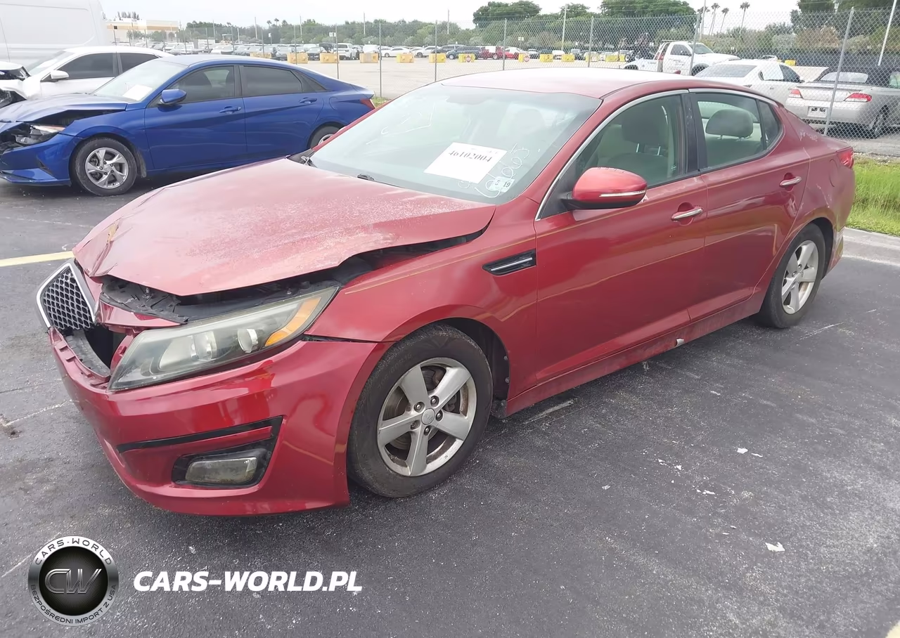 2014 Kia Optima Lx VIN:5XXGM4A74EG266665 - 2