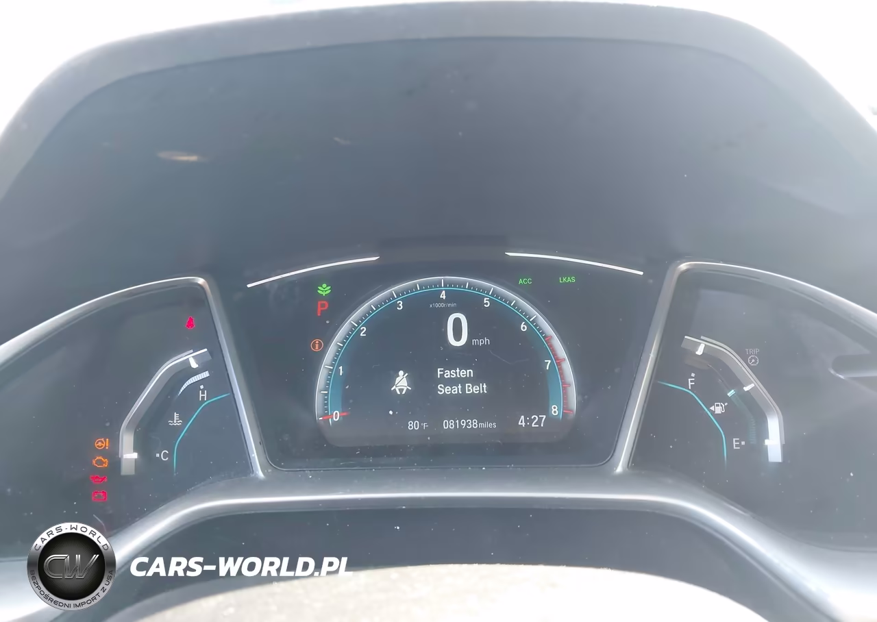 2020 Honda Civic Ex VIN:19XFC1F33LE201461 - 7