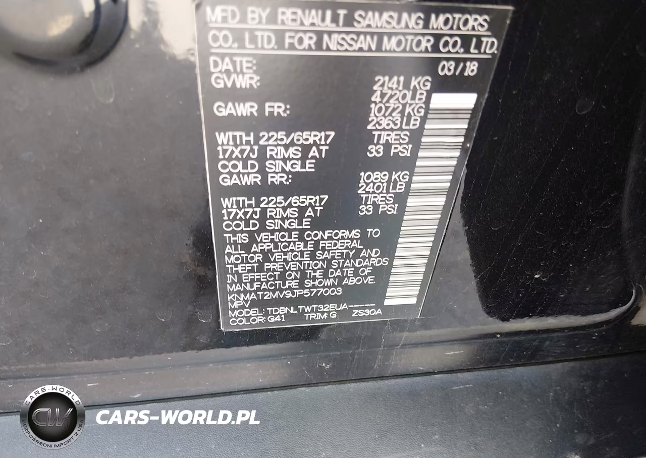 2018 Nissan Rogue Sv VIN:KNMAT2MV9JP577003 - 9