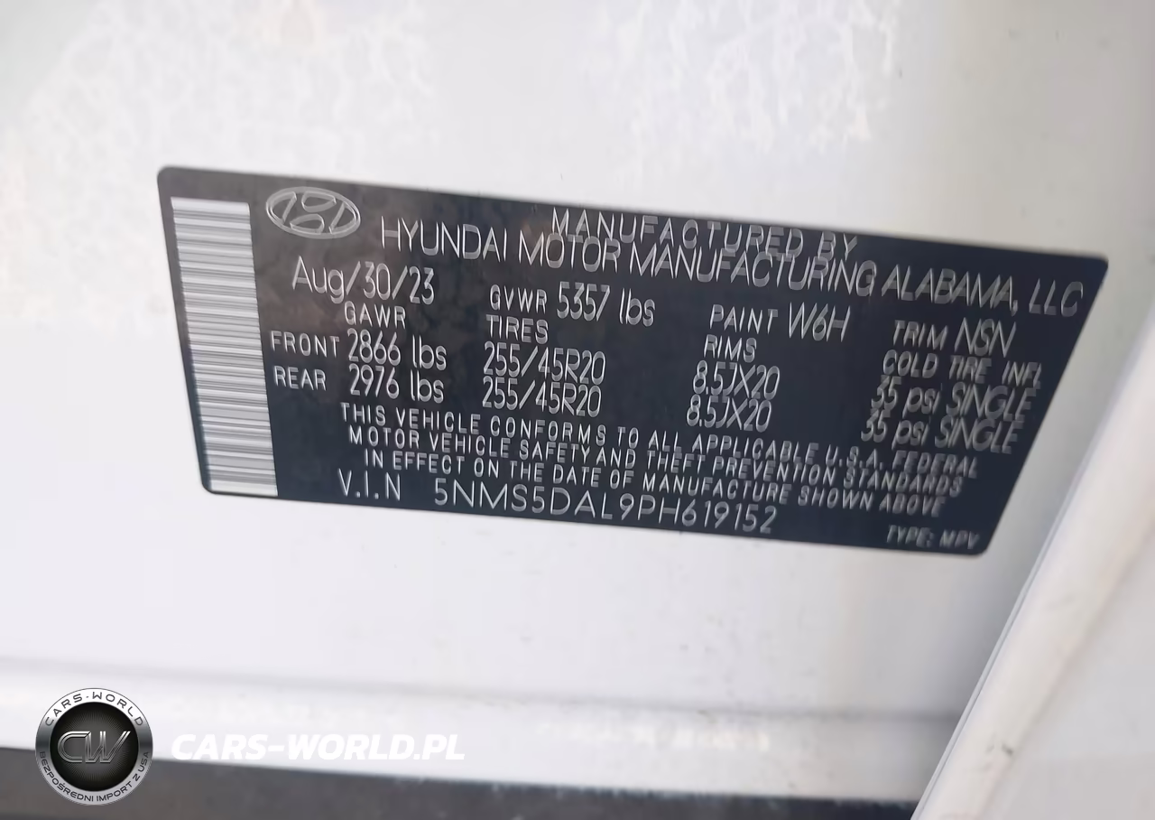 2023 Hyundai Santa Fe Calligraphy VIN:5NMS5DAL9PH619152 - 9