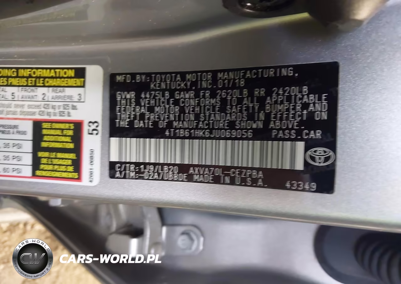 2018 Toyota Camry Xse VIN:4T1B61HK6JU069056 - 9