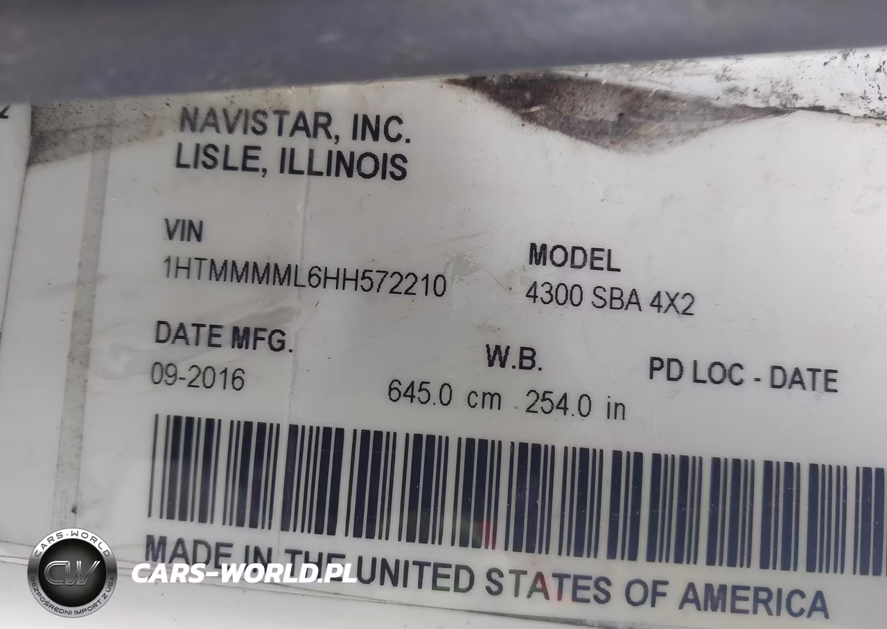 2017 International Durastar 4300 VIN:1HTMMMML6HH572210 - 8
