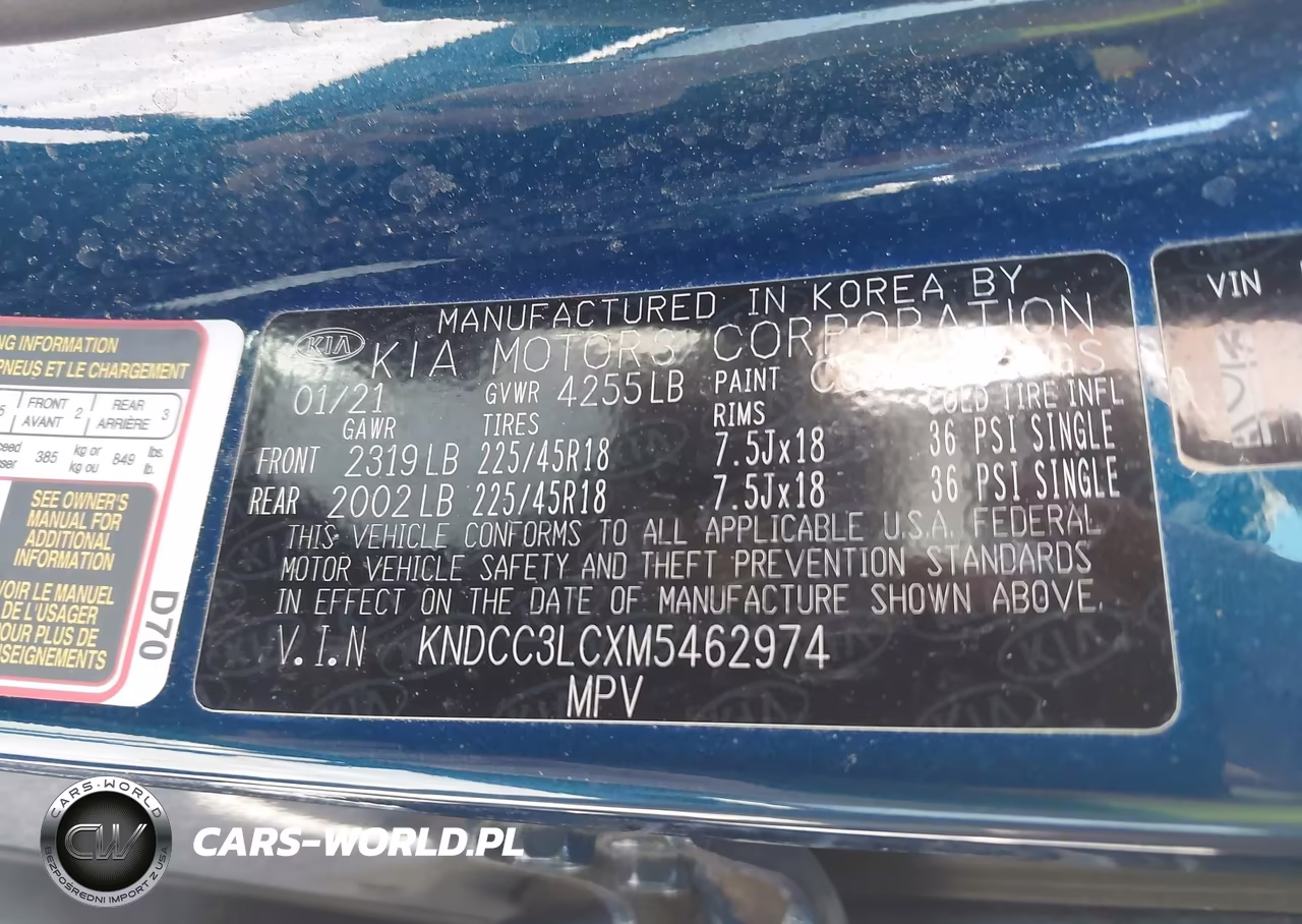 2021 Kia Niro Touring VIN:KNDCC3LCXM5462974 - 9
