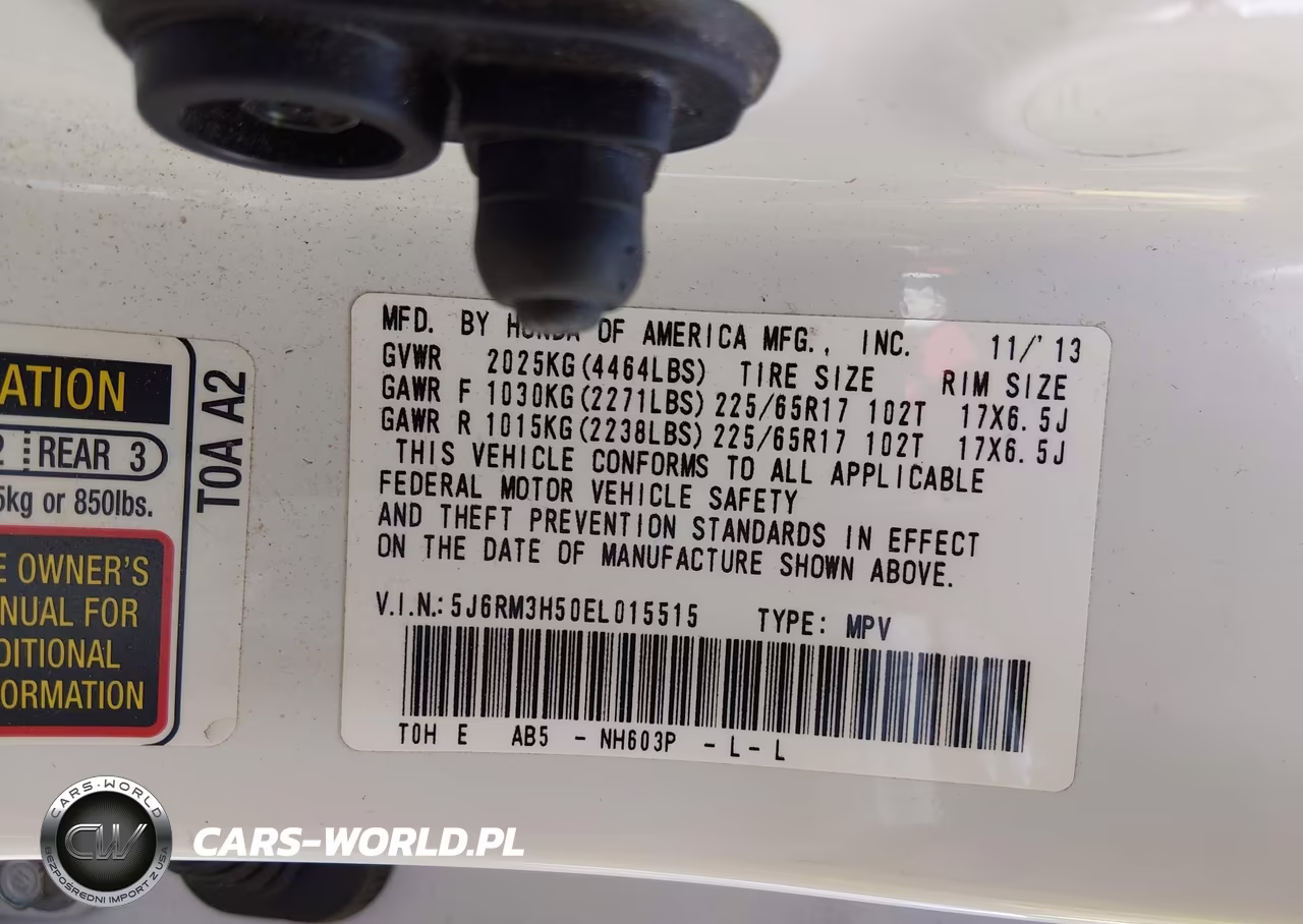 2014 Honda Cr-V Ex VIN:5J6RM3H50EL015515 - 9
