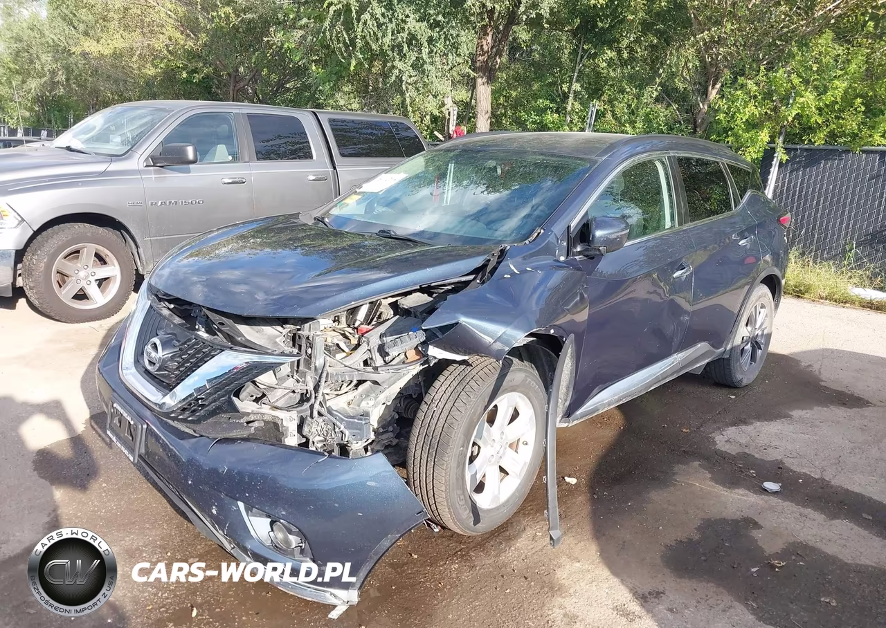 2018 Nissan Murano Sv VIN:5N1AZ2MH2JN159589 - 2