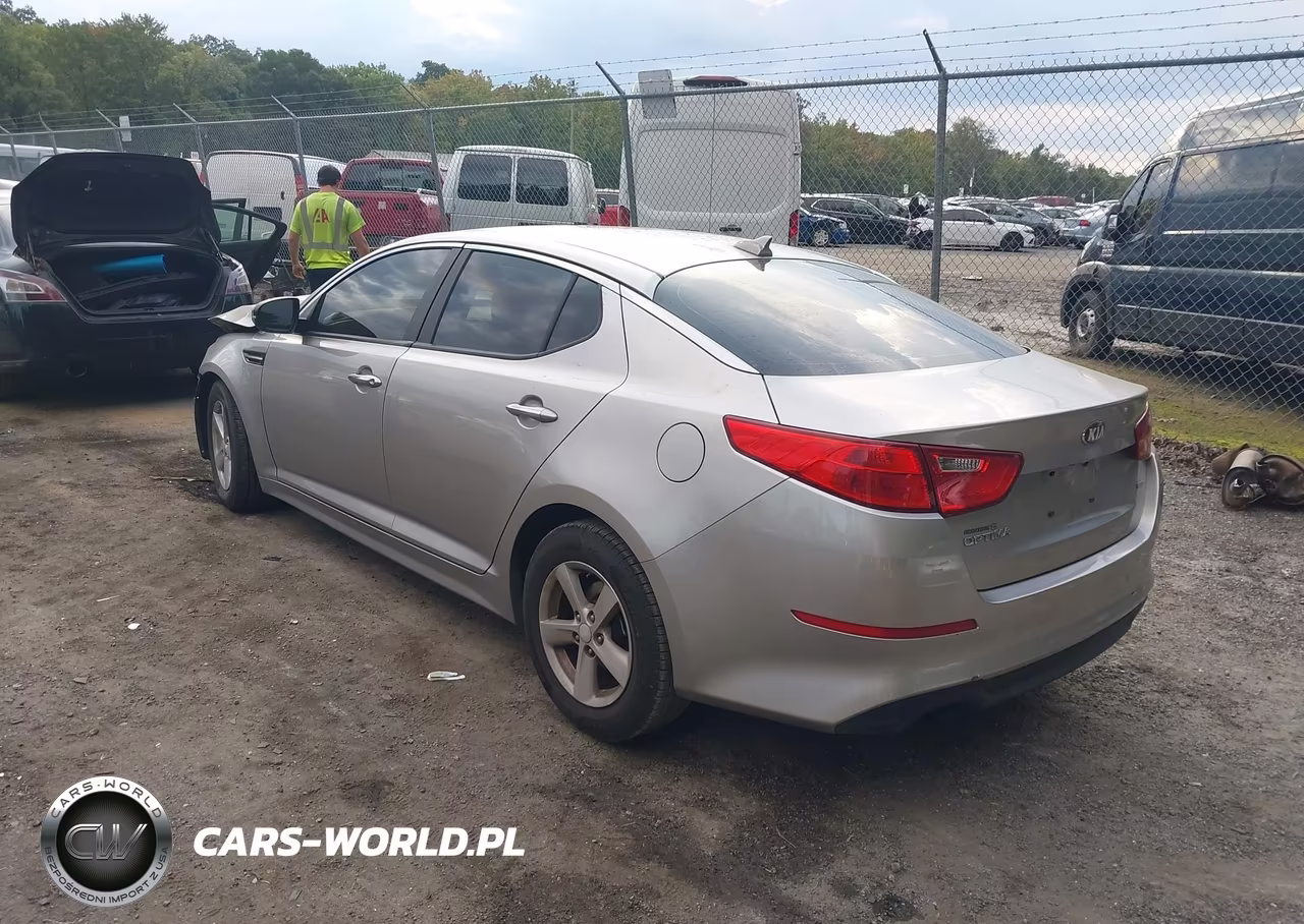 2014 Kia Optima Lx VIN:KNAGM4A73E5469211 - 3