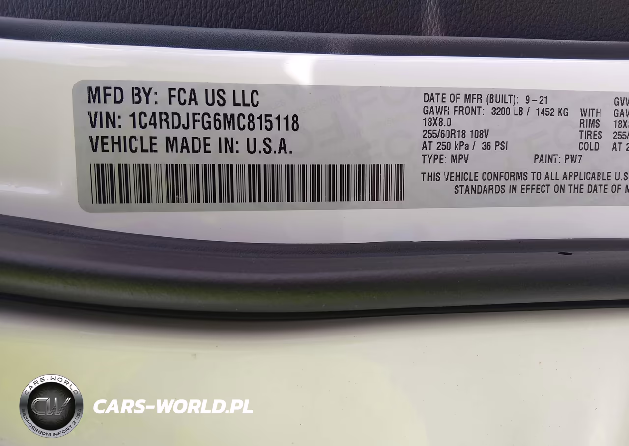 2021 Dodge Durango Pursuit Awd VIN:1C4RDJFG6MC815118 - 9