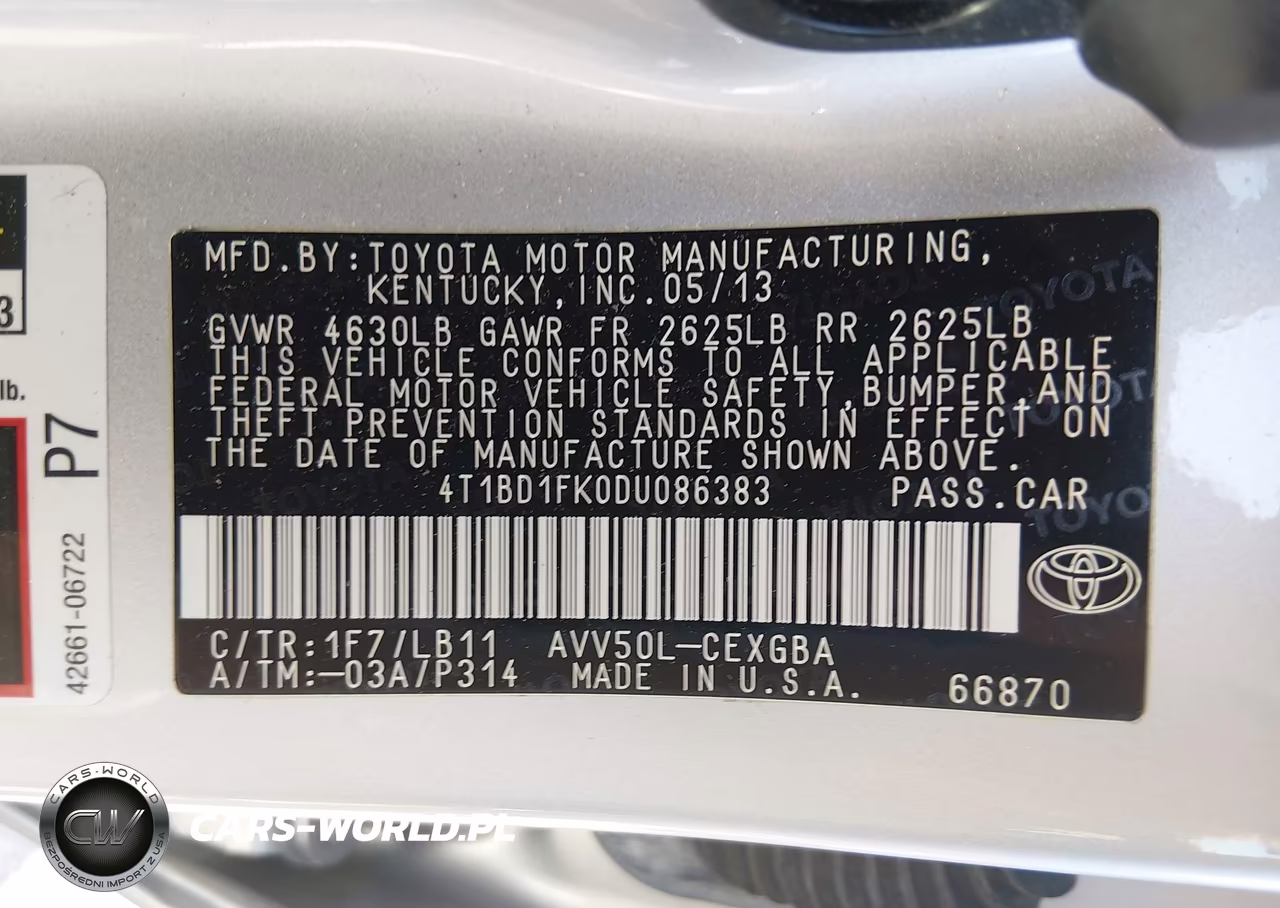 2013 Toyota Camry Hybrid Xle VIN:4T1BD1FK0DU086383 - 9