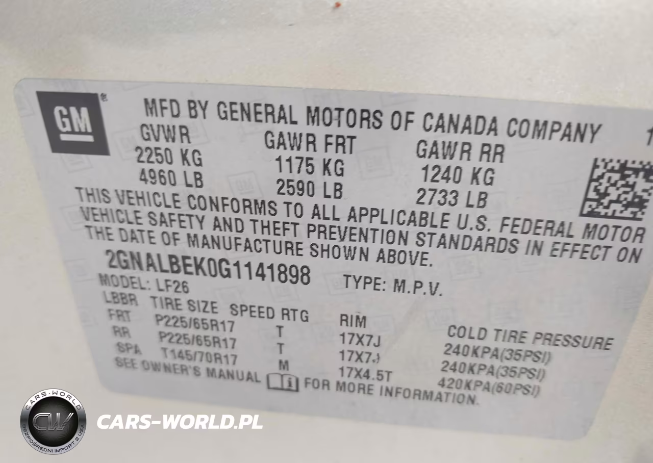 2016 Chevrolet Equinox Ls VIN:2GNALBEK0G1141898 - 9