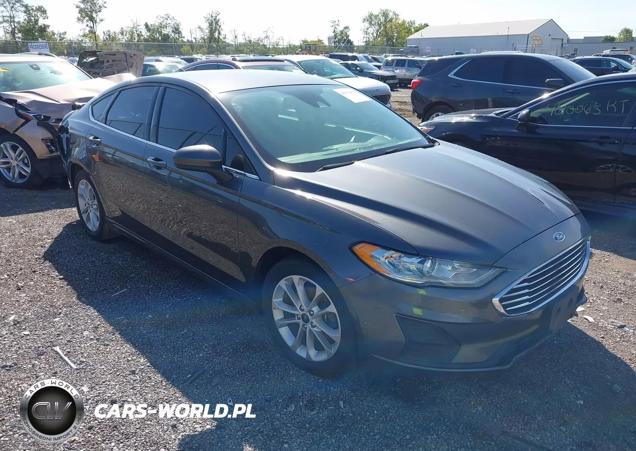 2019 Ford Fusion Se VIN:3FA6P0HD7KR165906 - 1