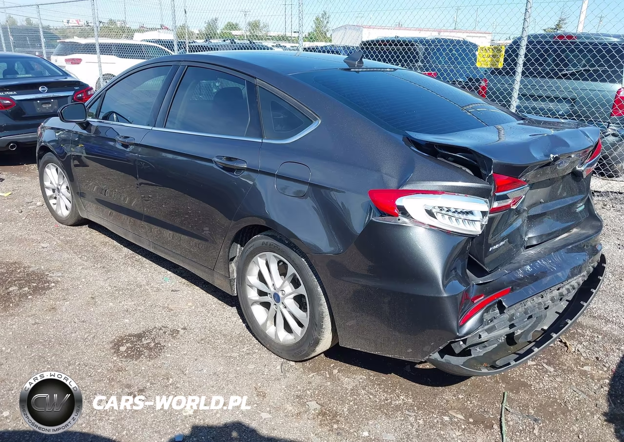 2019 Ford Fusion Se VIN:3FA6P0HD7KR165906 - 3
