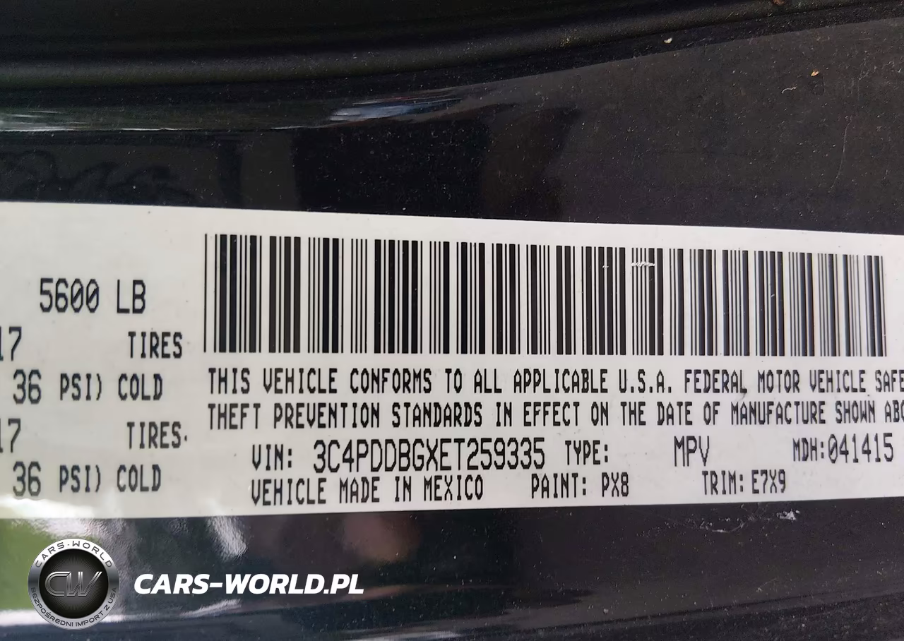 2014 Dodge Journey Sxt VIN:3C4PDDBGXET259335 - 9