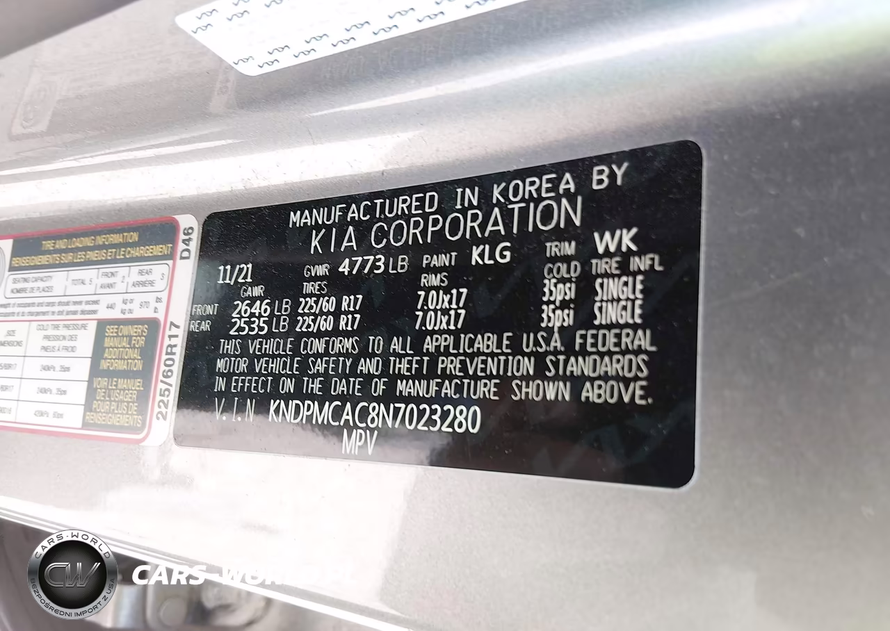 2022 Kia Sportage Lx VIN:KNDPMCAC8N7023280 - 9