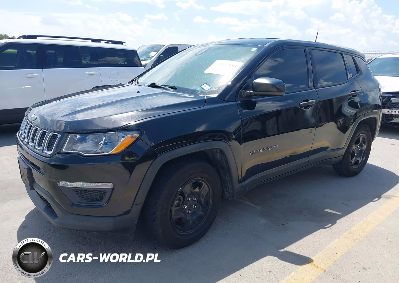 2019 Jeep Compass Sport Fwd VIN:3C4NJCAB7KT856356 - 2