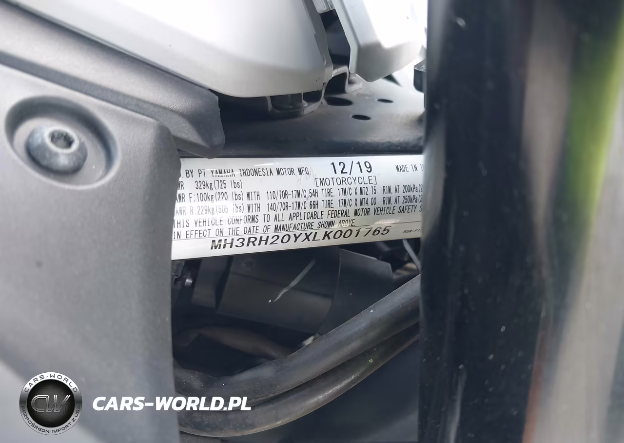 2020 Yamaha Mt-03 VIN:MH3RH20YXLK001765 - 10