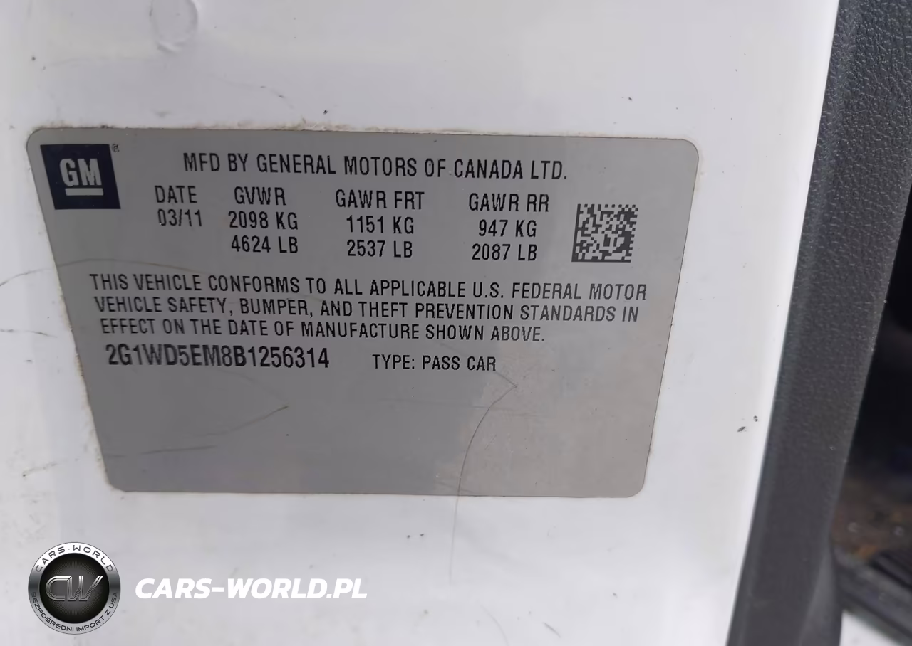 2011 Chevrolet Impala Police VIN:2G1WD5EM8B1256314 - 9