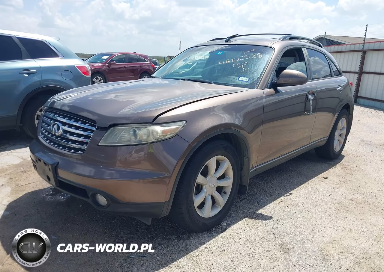 2005 Infiniti Fx35 VIN:JNRAS08W35X212736 - 2