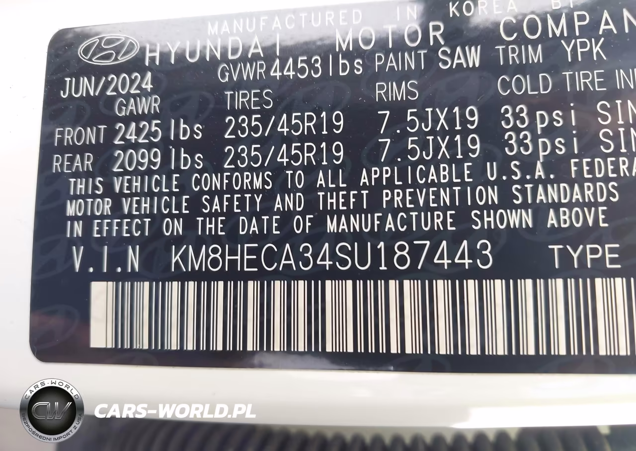 2025 Hyundai Kona Limited VIN:KM8HECA34SU187443 - 9