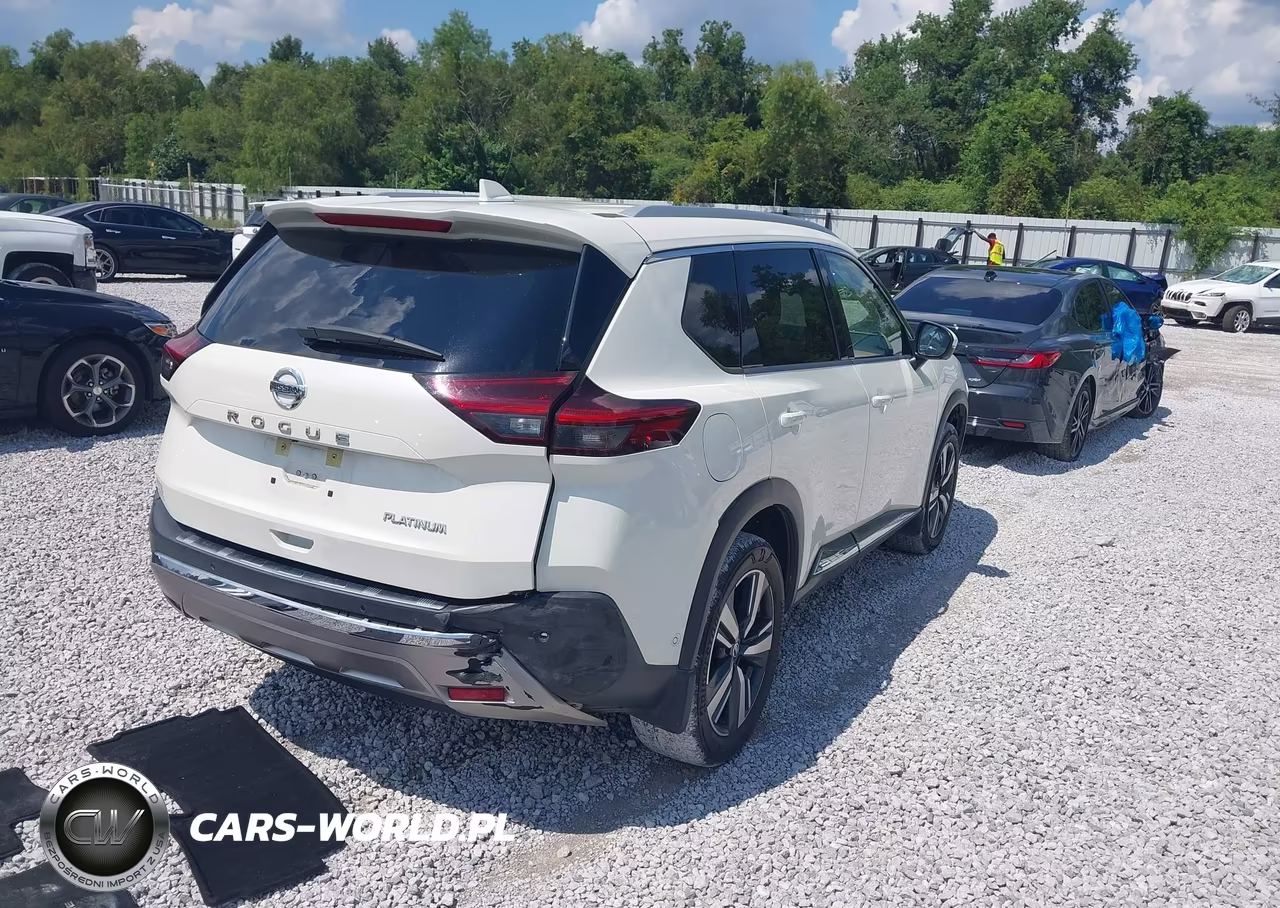 2021 Nissan Rogue Platinum Fwd VIN:JN8AT3DCXMW102768 - 4