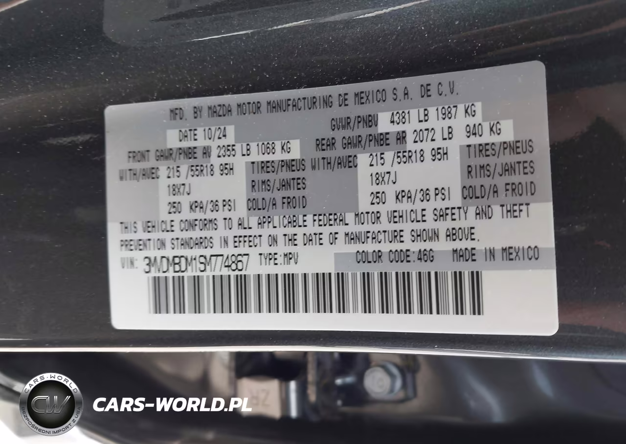 2025 Mazda Cx-30 2.5 S Premium Package VIN:3MVDMBDM1SM774867 - 9