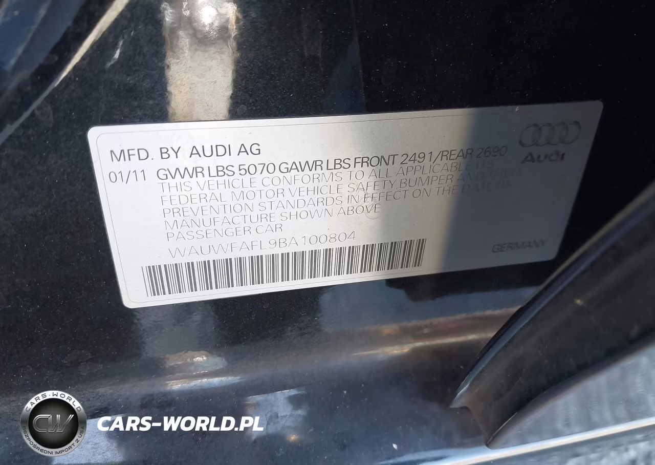 2011 Audi A4 2.0T Premium VIN:WAUWFAFL9BA100804 - 9