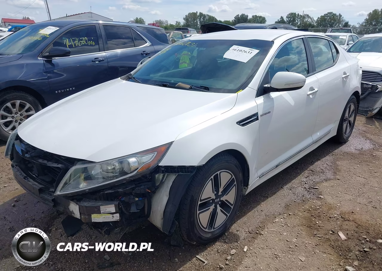 2013 Kia Optima Hybrid Lx VIN:KNAGM4AD7D5044336 - 2