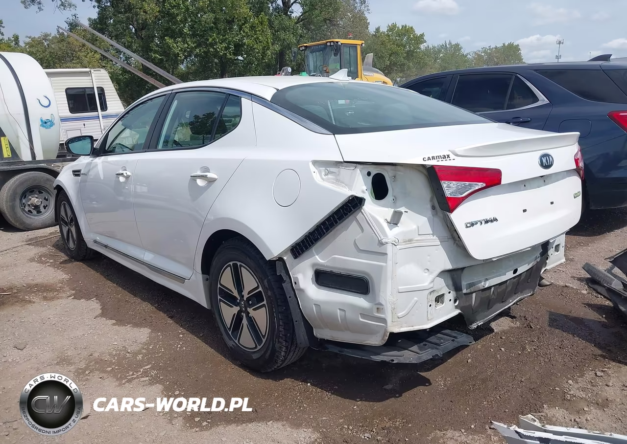 2013 Kia Optima Hybrid Lx VIN:KNAGM4AD7D5044336 - 3