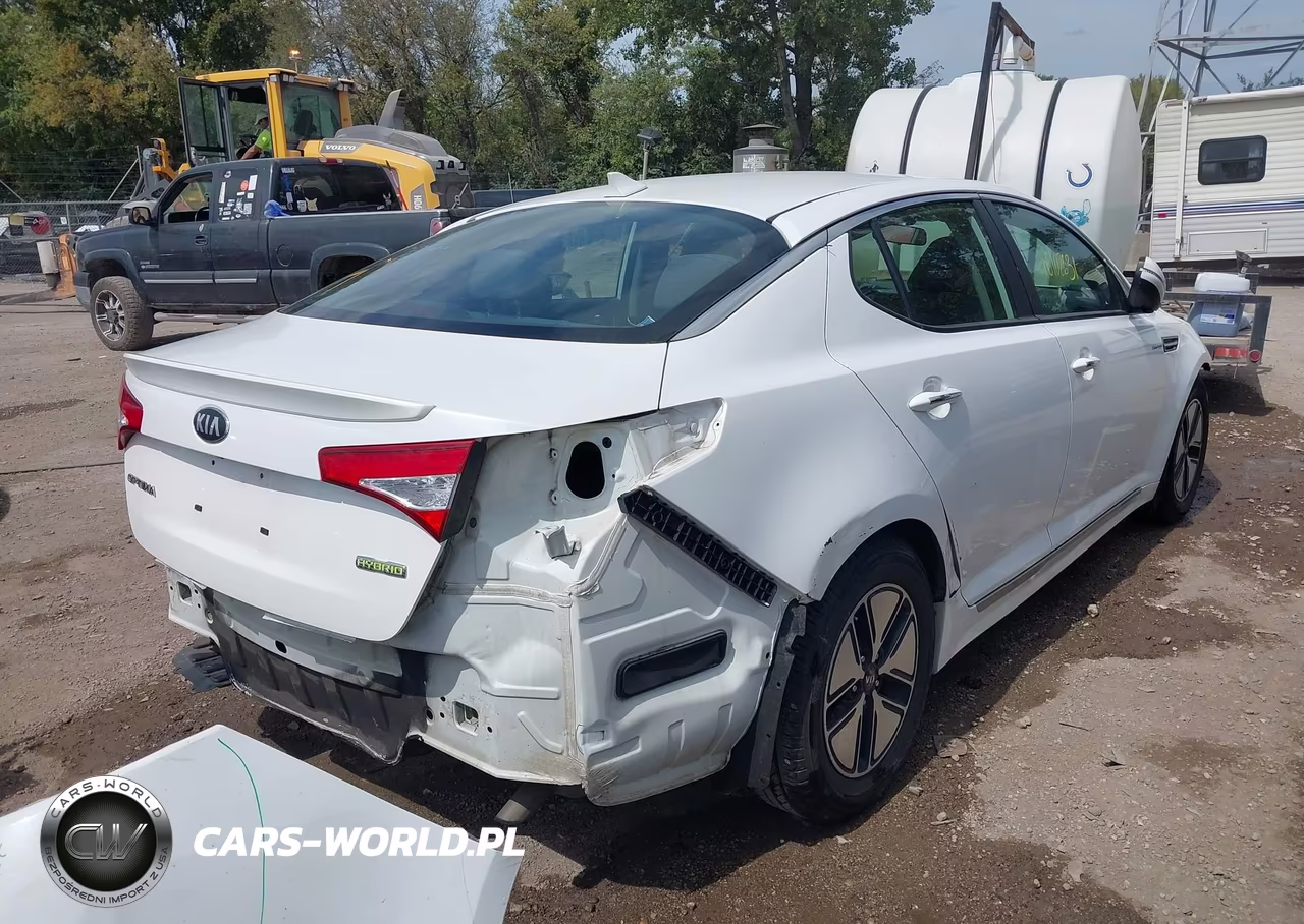 2013 Kia Optima Hybrid Lx VIN:KNAGM4AD7D5044336 - 4