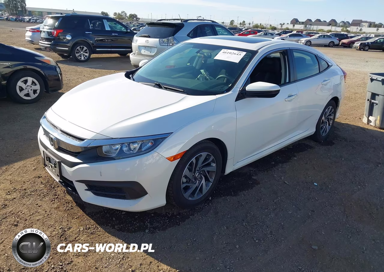 2018 Honda Civic Ex VIN:2HGFC2F76JH542915 - 2