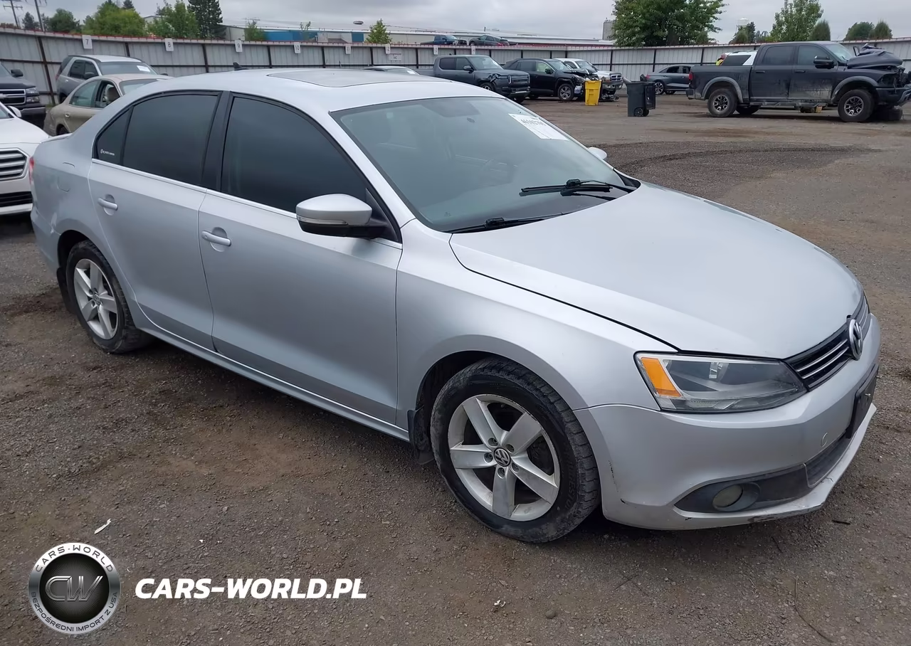 2012 Volkswagen Jetta 2.0L Tdi VIN:3VW3L7AJ2CM381336 - 1