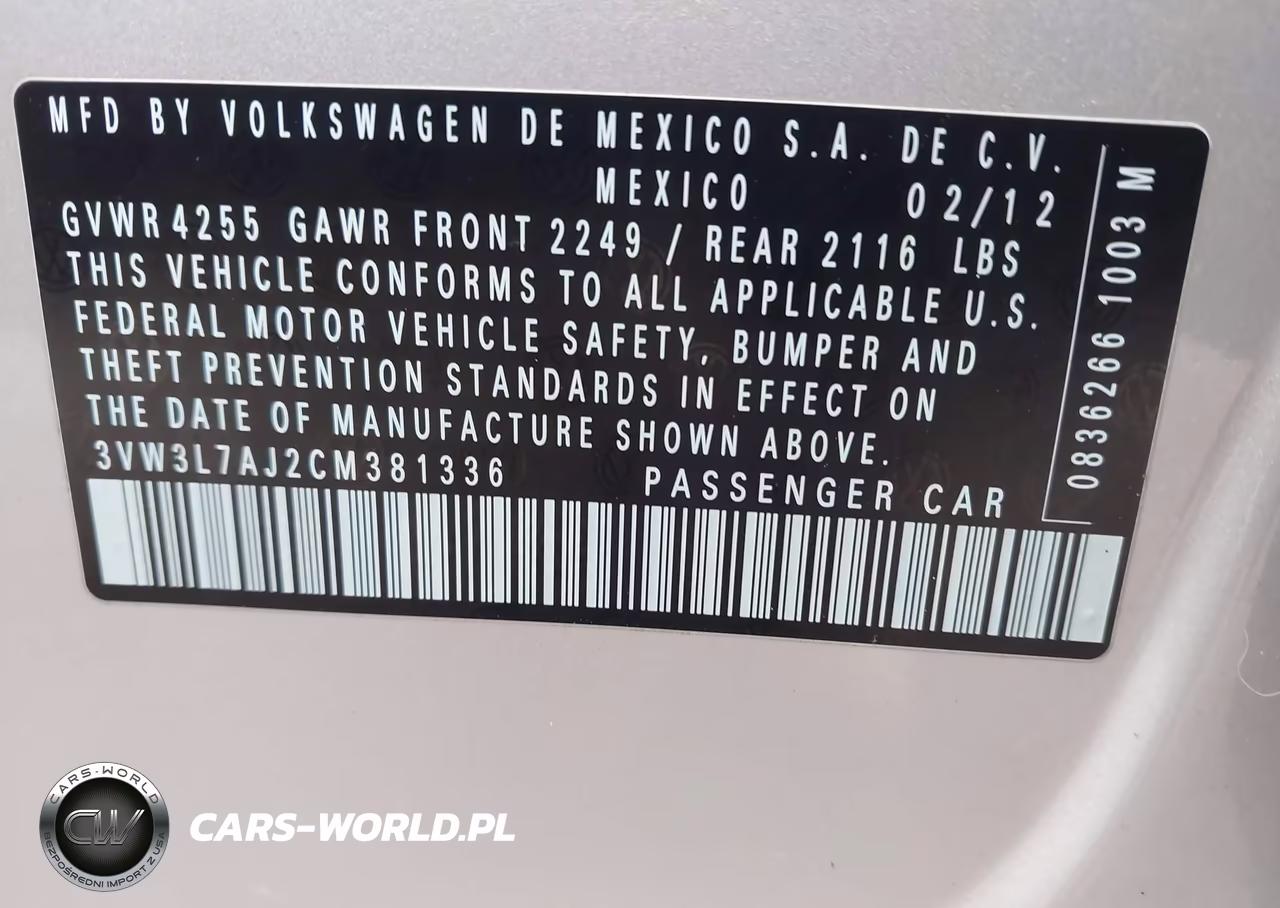 2012 Volkswagen Jetta 2.0L Tdi VIN:3VW3L7AJ2CM381336 - 9