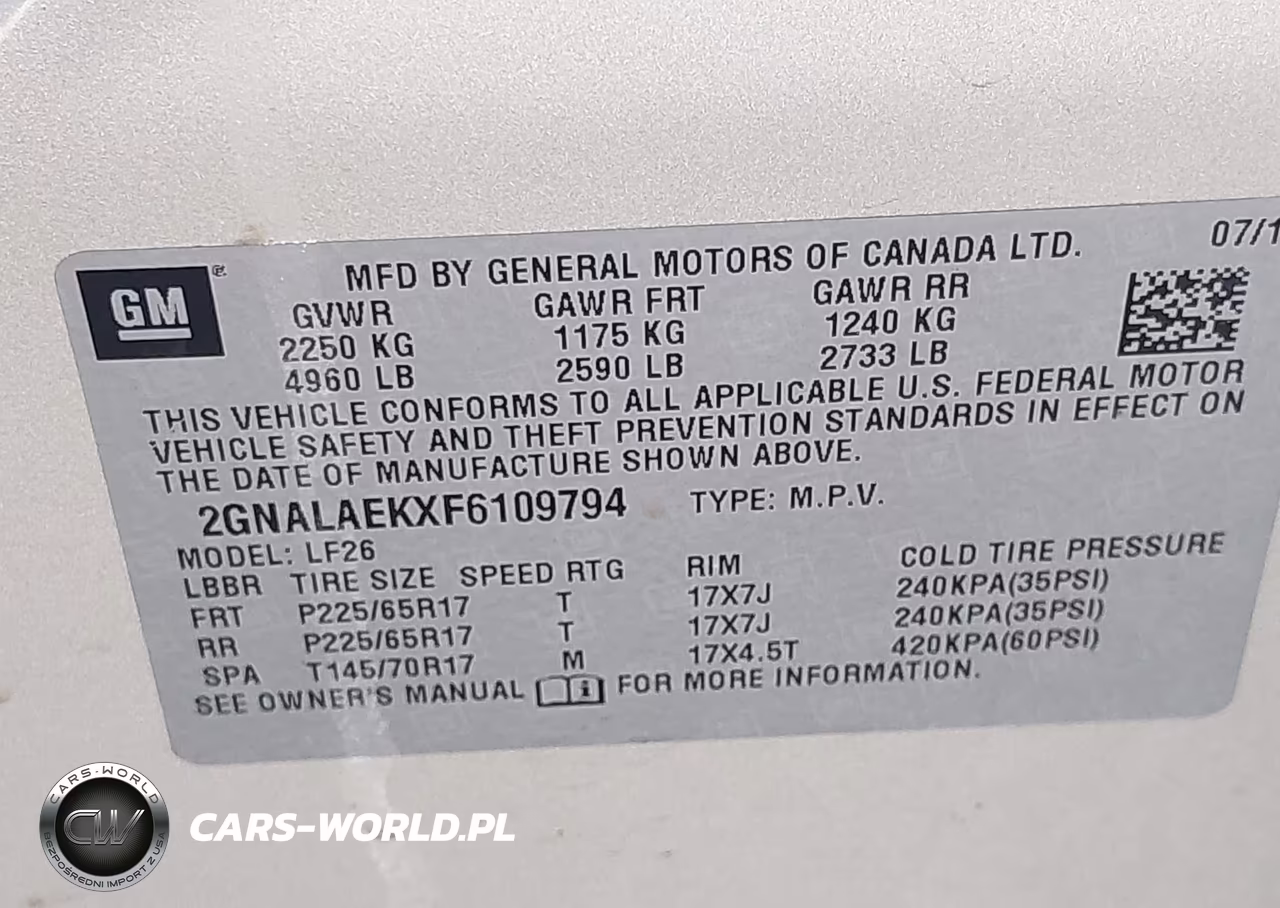 2015 Chevrolet Equinox Ls VIN:2GNALAEKXF6109794 - 9
