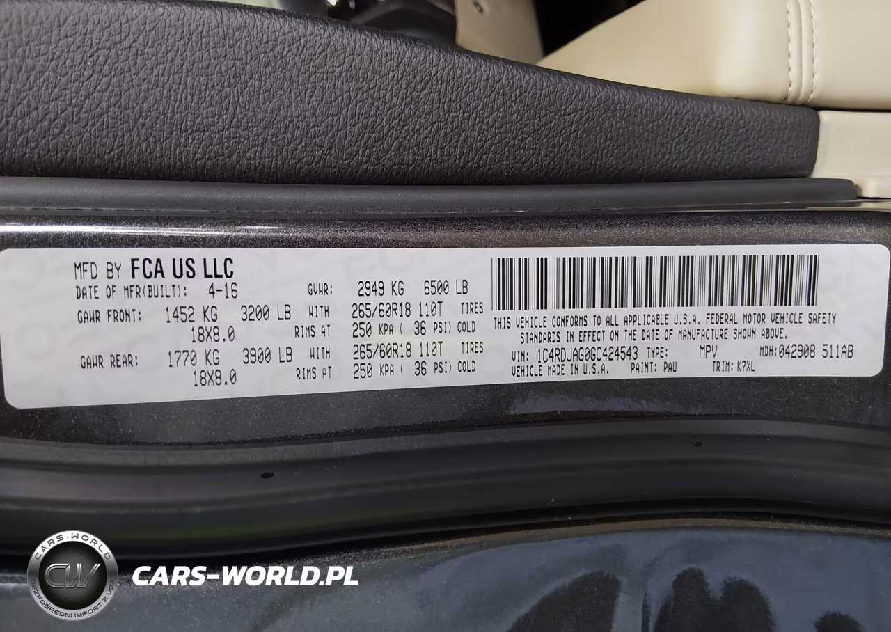 2016 Dodge Durango Sxt VIN:1C4RDJAG0GC424543 - 9