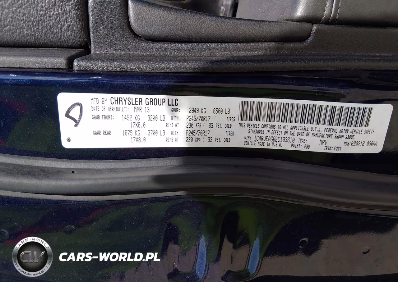 2014 Jeep Grand Cherokee Laredo VIN:1C4RJEAG6EC133610 - 9