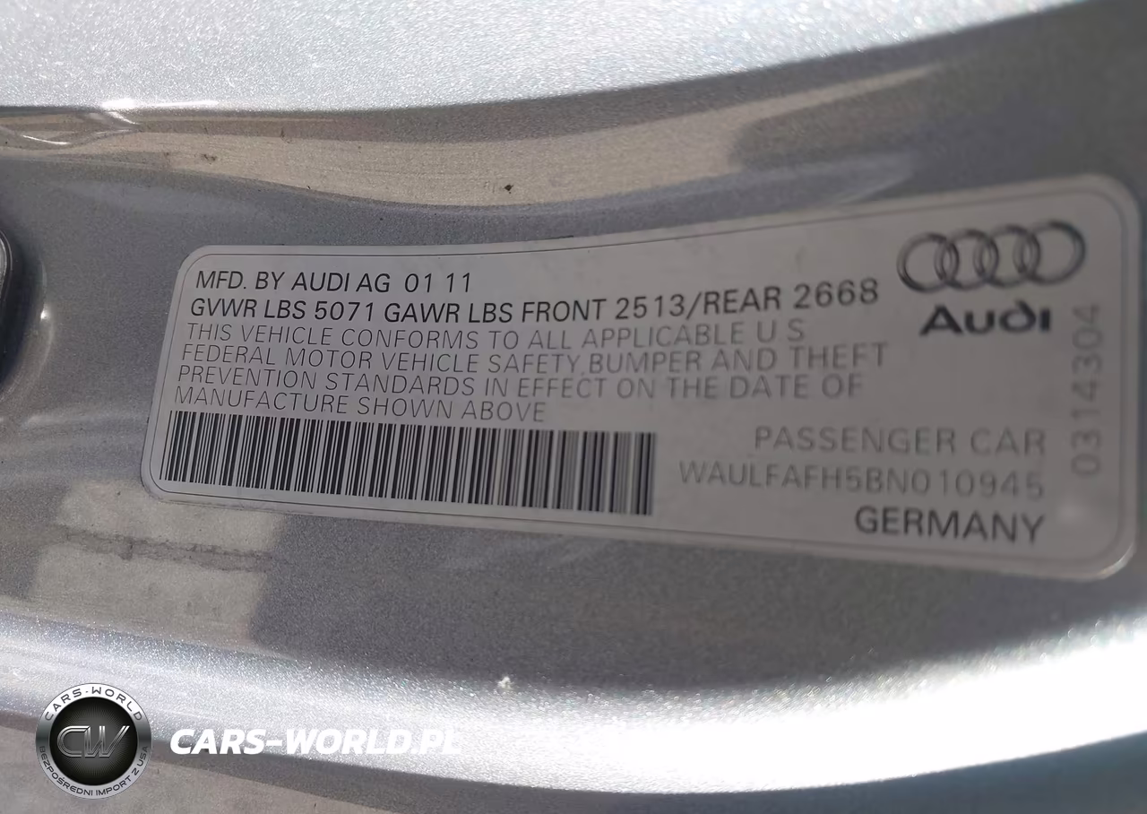 2011 Audi A5 2.0T Premium VIN:WAULFAFH5BN010945 - 9