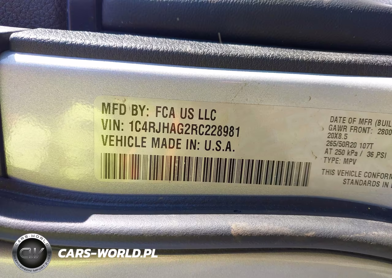 2024 Jeep Grand Cherokee Altitude X 4X4 VIN:1C4RJHAG2RC228981 - 9
