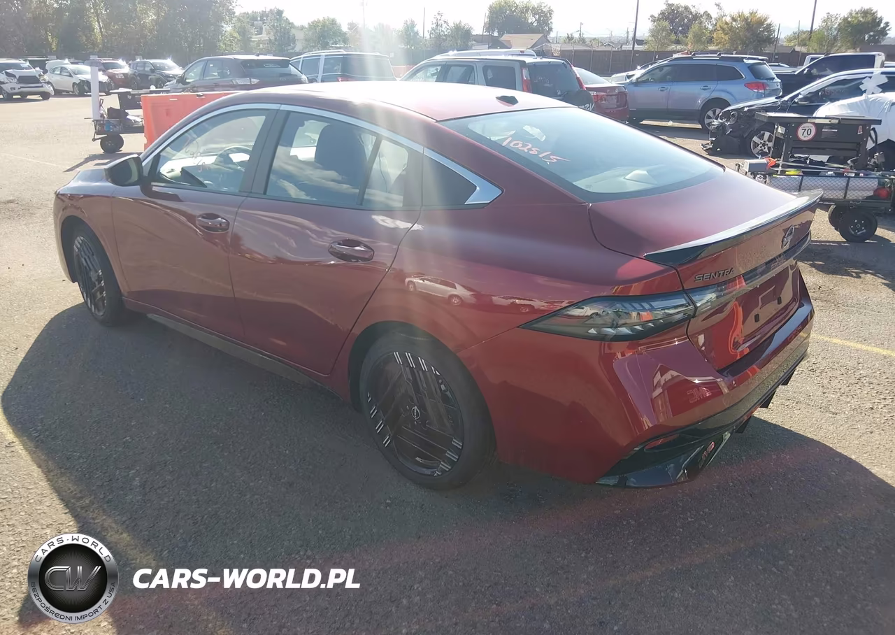 2026 Nissan Sentra Sr VIN:3N1AB9DV3TY309192 - 3