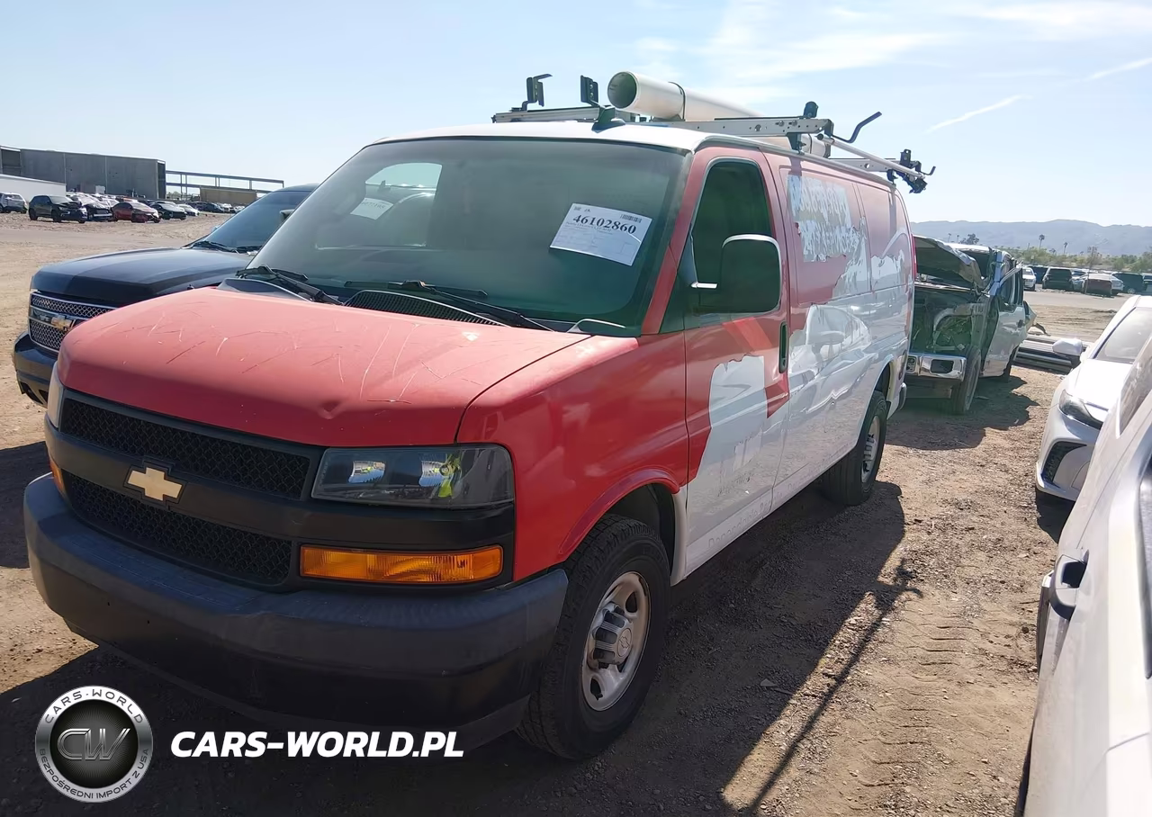 2019 Chevrolet Express 2500 Work Van VIN:1GCWGAFGXK1325476 - 2