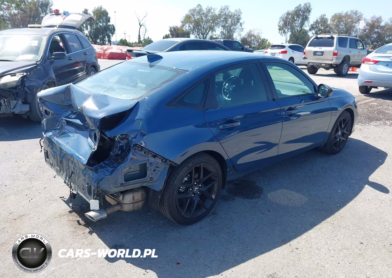 2026 Honda Civic Sport VIN:2HGFE2F54TH528040 - 4