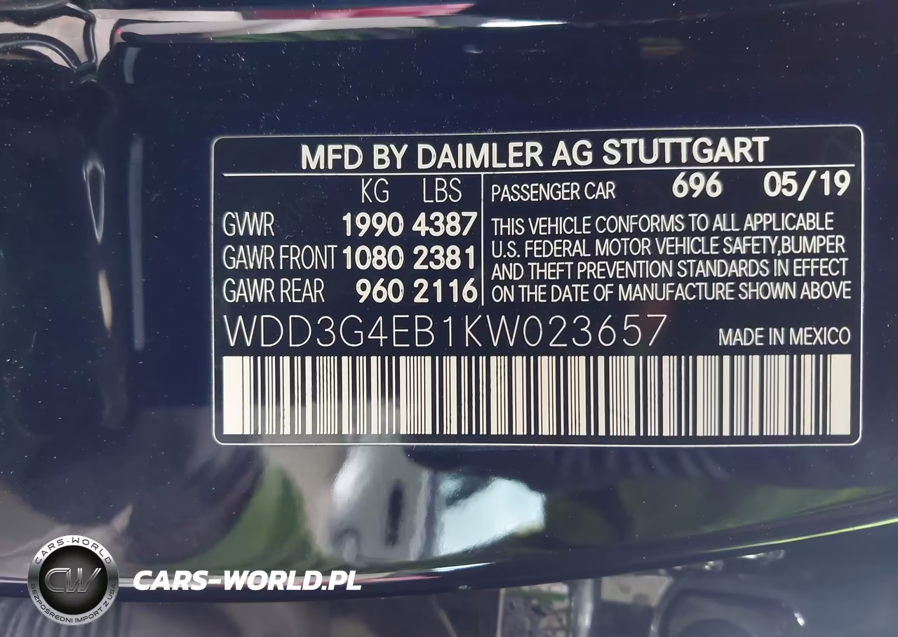 2019 Mercedes-Benz A 220 VIN:WDD3G4EB1KW023657 - 9