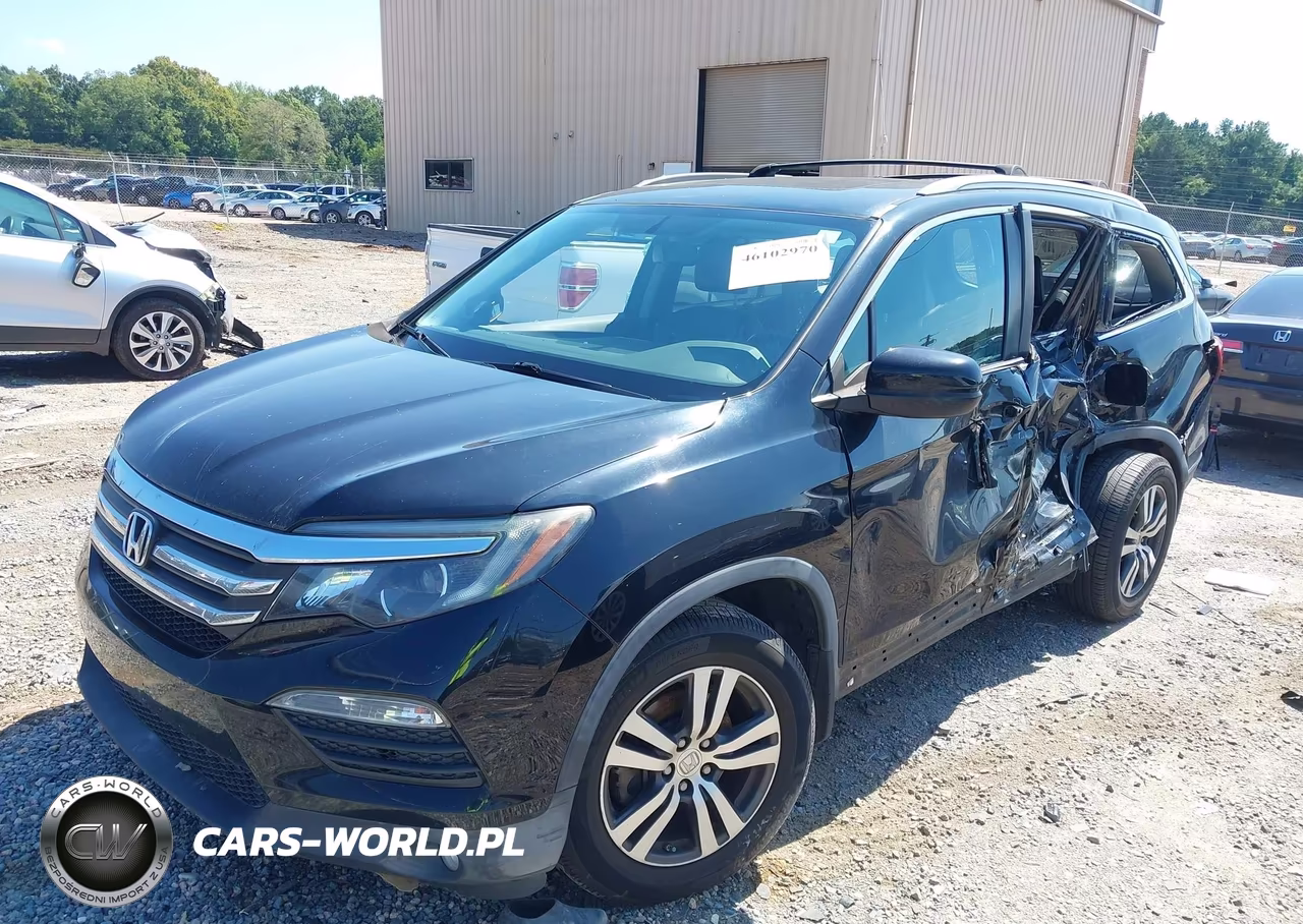 2016 Honda Pilot Ex-L VIN:5FNYF5H5XGB022534 - 2