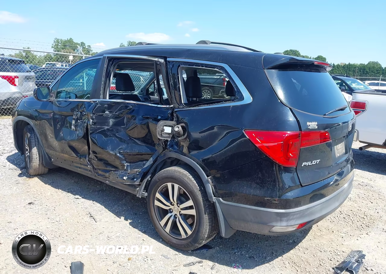 2016 Honda Pilot Ex-L VIN:5FNYF5H5XGB022534 - 3