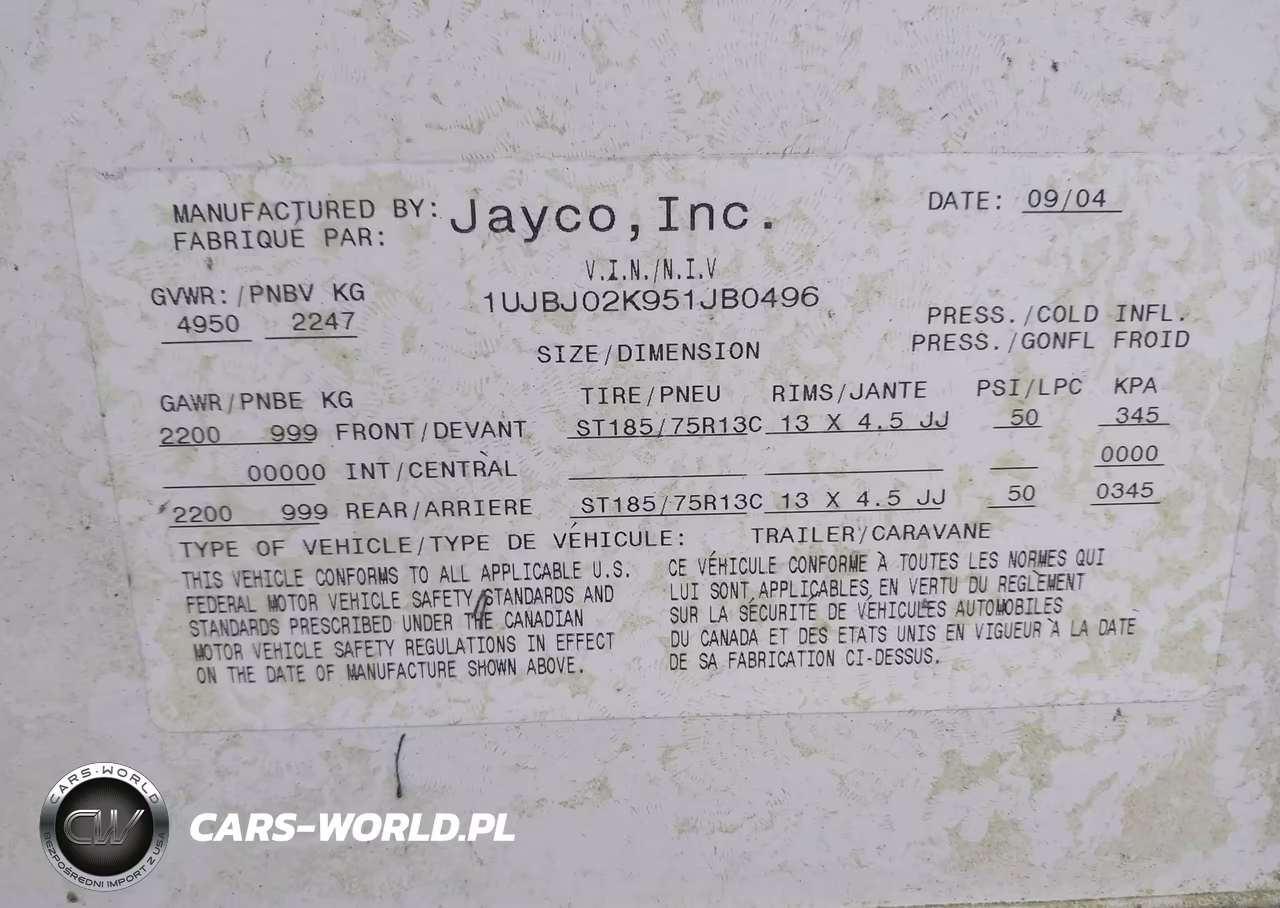 2005 Jayco Jayfeather 23B VIN:1UJBJ02K951JB0496 - 9