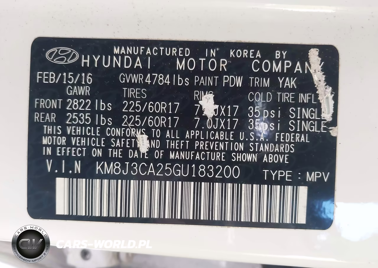 2016 Hyundai Tucson Eco VIN:KM8J3CA25GU183200 - 9
