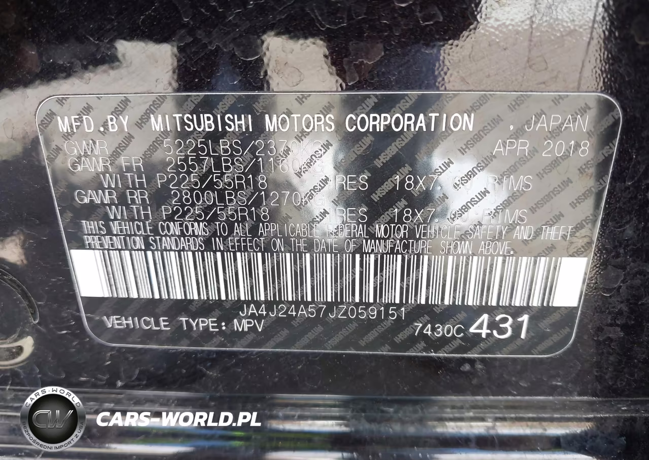 2018 Mitsubishi Outlander Phev Gt VIN:JA4J24A57JZ059151 - 9