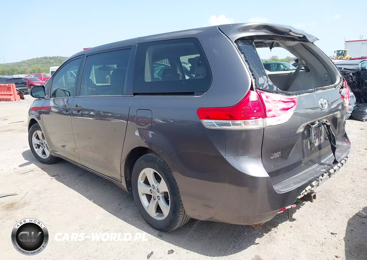 2012 Toyota Sienna Base 7 Passenger VIN:5TDKA3DC6CS015437 - 3