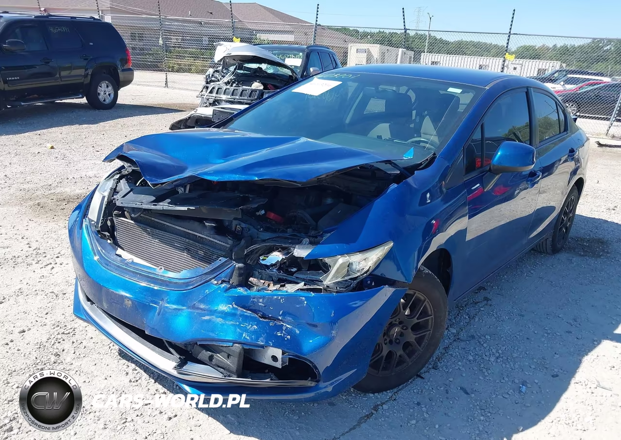2013 Honda Civic Lx VIN:19XFB2F57DE036283 - 2