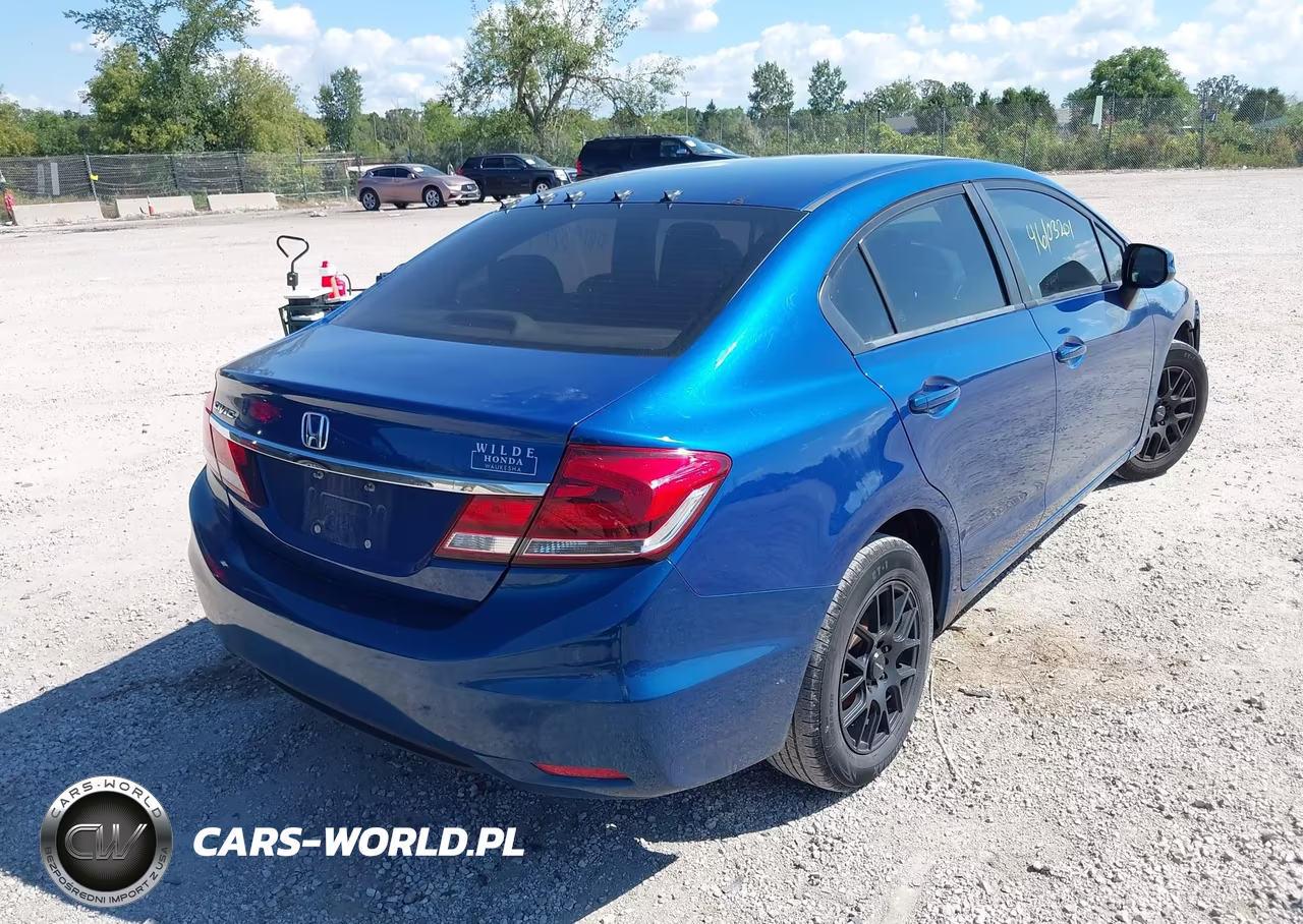 2013 Honda Civic Lx VIN:19XFB2F57DE036283 - 4