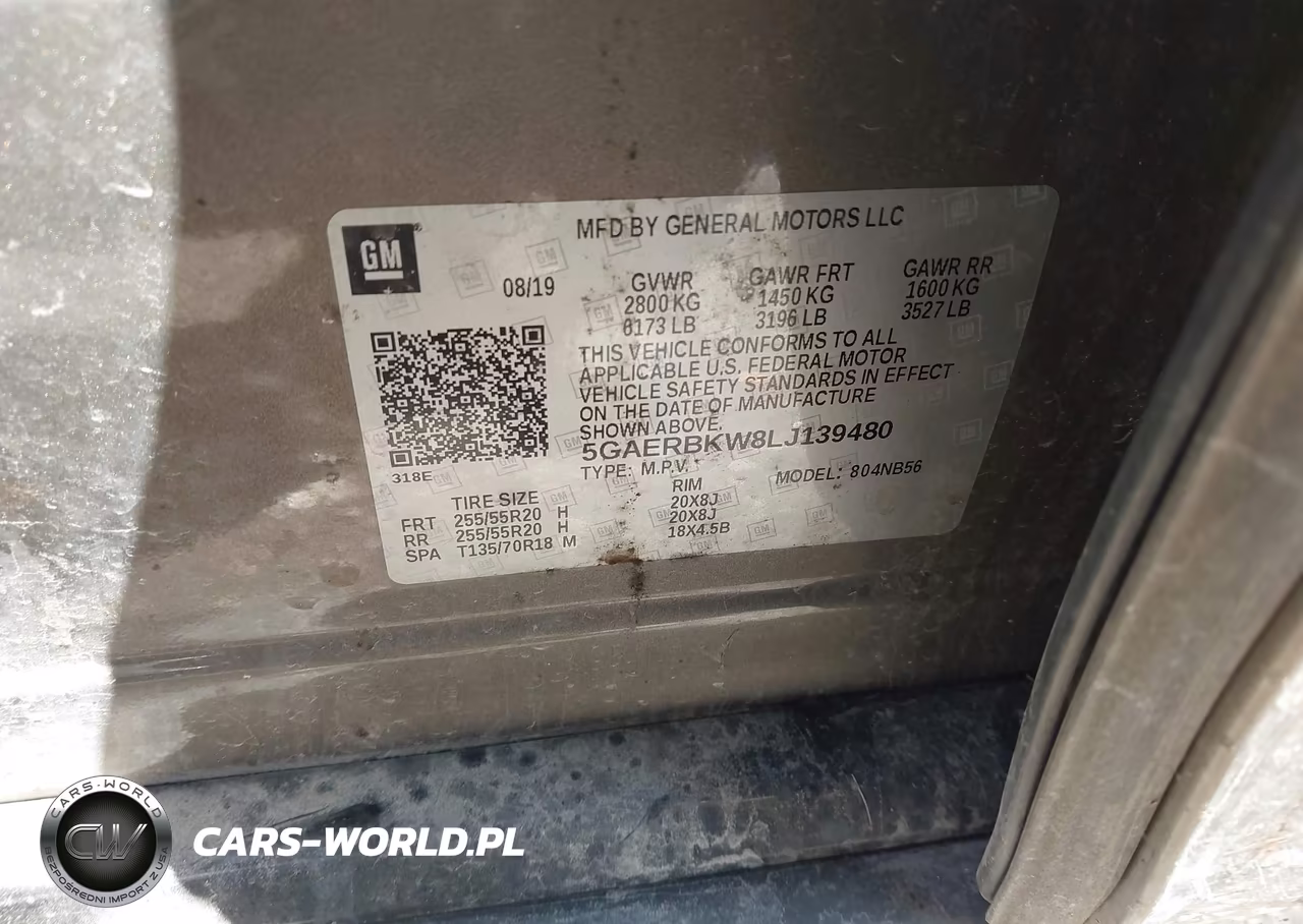 2020 Buick Enclave Fwd Essence VIN:5GAERBKW8LJ139480 - 9