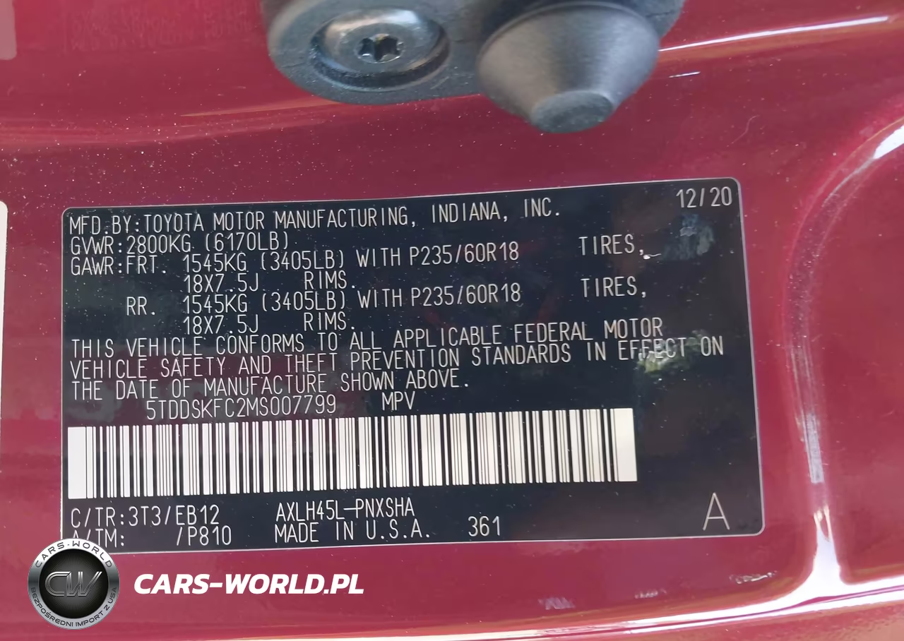 2021 Toyota Sienna Xse VIN:5TDDSKFC2MS007799 - 9